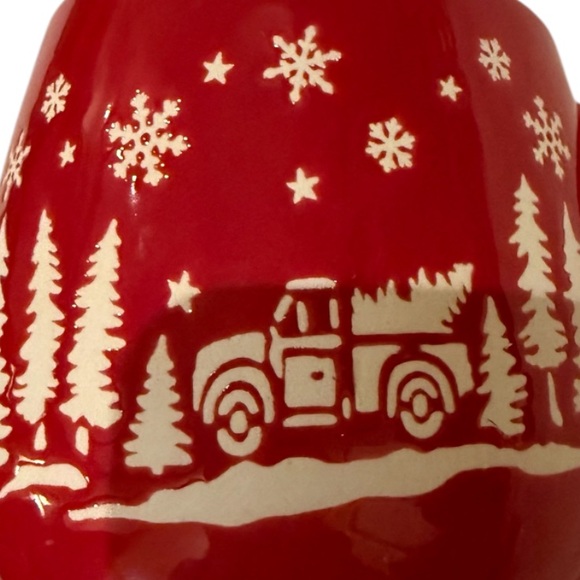 Coffee Mug Holiday Winter Scene Vintage Inspired Coffee Tea Cup Mug - Picture 7 of 12